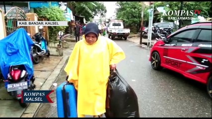 Banjir di Kota Martapura Semakin Meluas, Evakuasi Para Korban Masih Terus Dilakukan