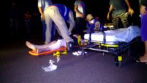 Adolescente fica ferida ao subir no guidão de bicicleta e bater contra caminhão no Bairro Floresta