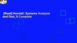 [Read] Kendall: Systems Analysis and Desi_9 Complete
