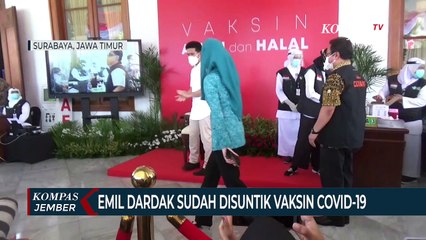 Emil Dardak Orang Pertama Disuntik Vaksin Covid-19 di Jatim