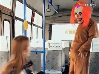 Chinese funny fail on the bus- short funny clips