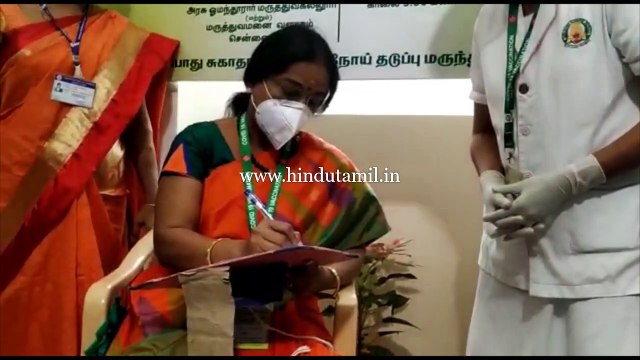 கோவிட்-19 தடுப்பூசி முகாம் துவக்கம் - இடம்: அரசு ஓமந்தூரார் மருத்துவக் கல்லூரி, சென்னை