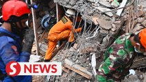Aftershocks continue to hit Sulawesi quake zone as search still underway