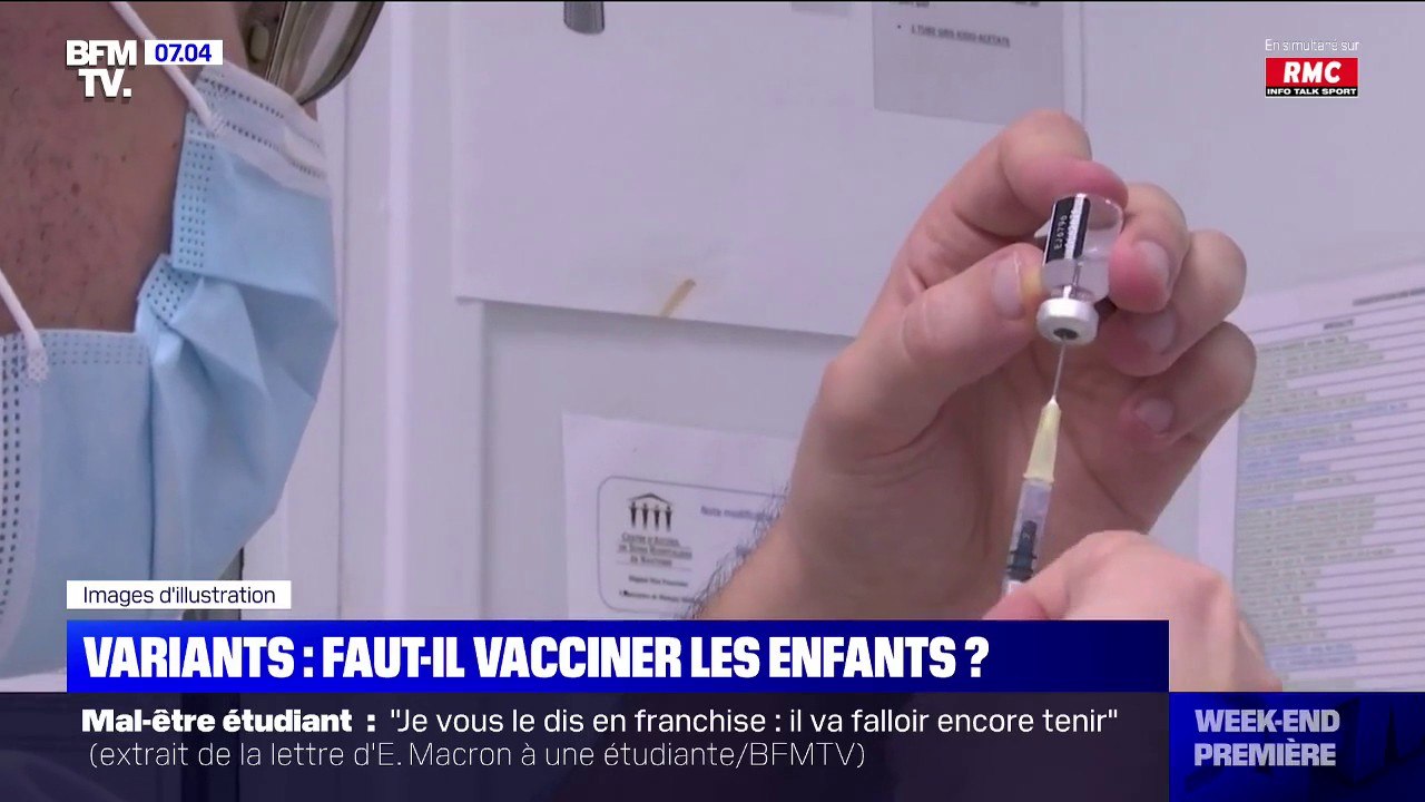Variant du Covid-19: l'exécutif envisage d'organiser la vaccination des enfants