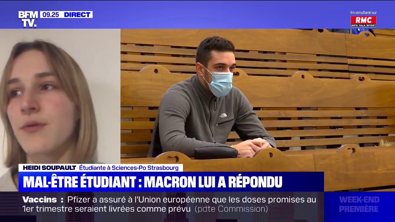 "Plus on attend, plus ce sera dur de revenir à une vie normale": l'étudiante qui a écrit à Emmanuel Macron s'exprime pour BFMTV