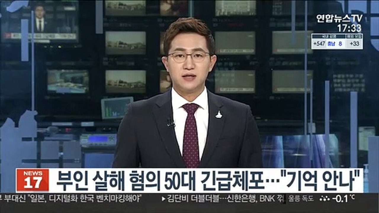 부인 살해 혐의 50대 긴급체포…"기억 안나"