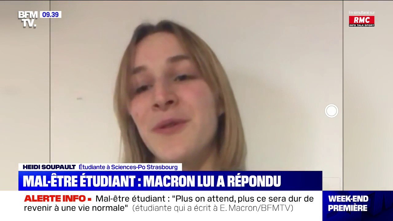 "Je ne peux pas m'empêcher d'être déçue": l’étudiante qui a écrit à Emmanuel Macron entre satisfaction et déception après la réponse du président