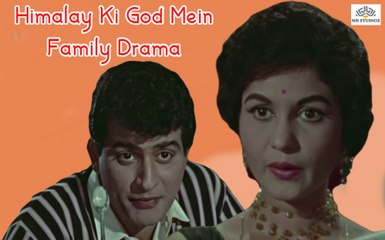 Family Drama | Himalay Ki God Mein (1965) | Manoj Kumar | Shashi Kala | D.K. Sapru | Bollywood Movie Scene