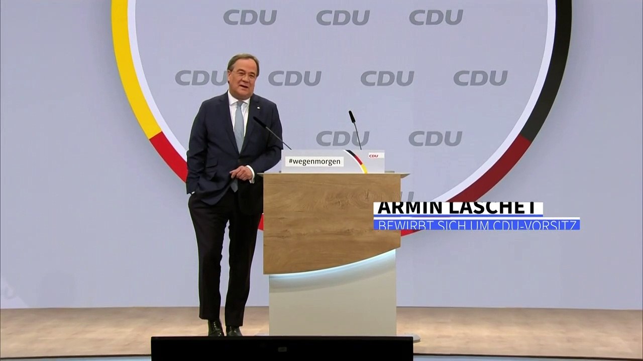 Laschet wirbt mit Anekdote um das Vertrauen der Delegierten