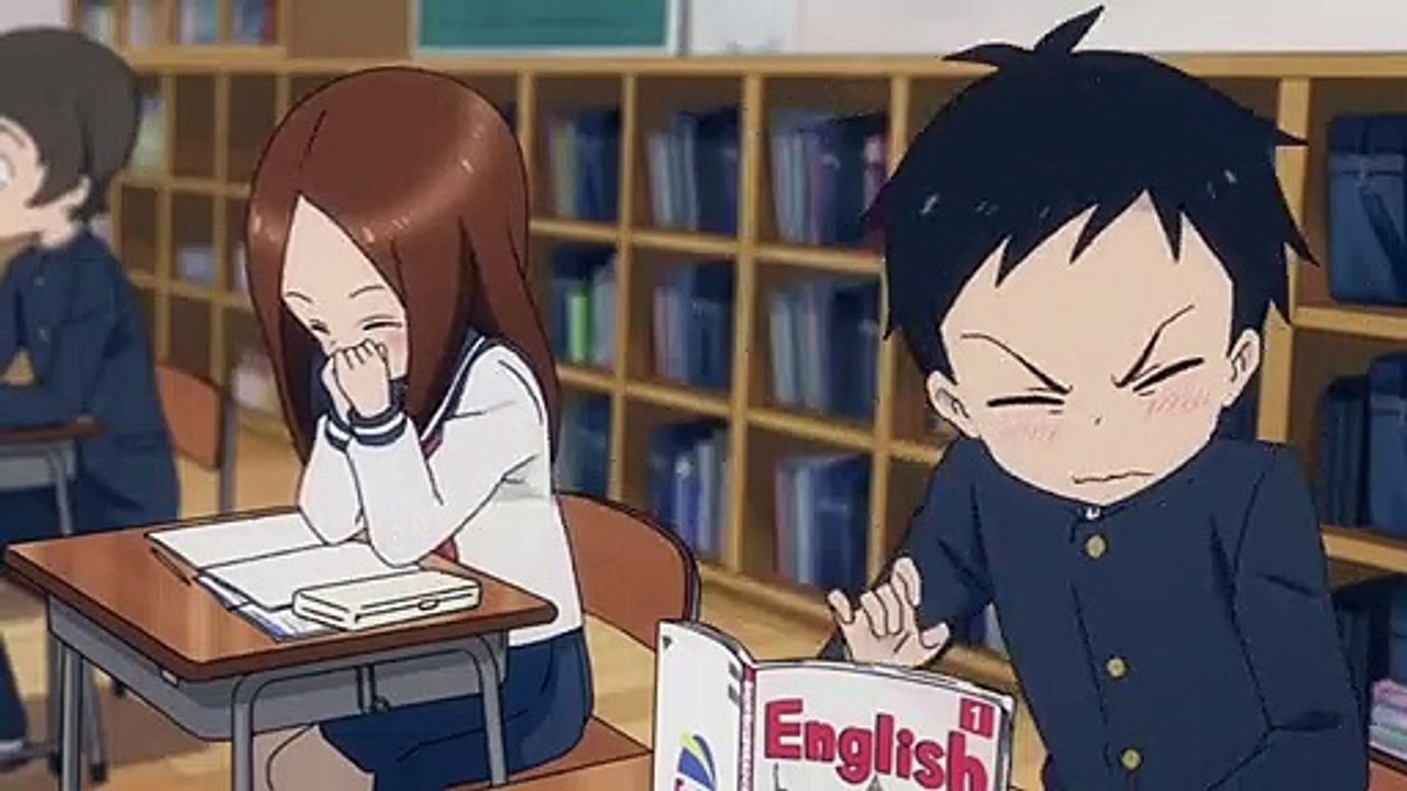 Karakai Jouzu no Takagi-san | Teasing master ep 1 English dubbed  | Eraser