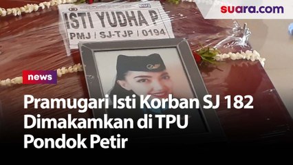 Jenazah Pramugari Isti Korban SJ 182 Dimakamkan di TPU Pondok Petir