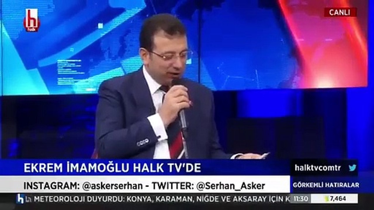 İmamoğlu, Nazım Hikmet’in şiirini okudu