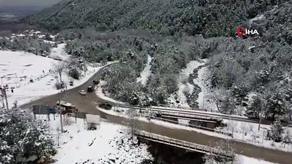 Kar Yağışı Sonrası Tablo Gibi Görüntüler