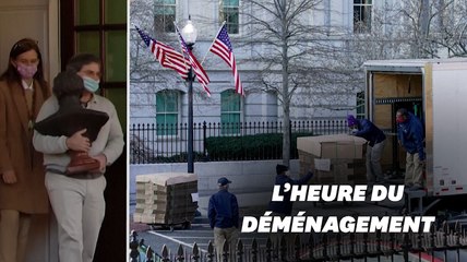 La Maison Blanche en plein déménagement avant le départ de Trump