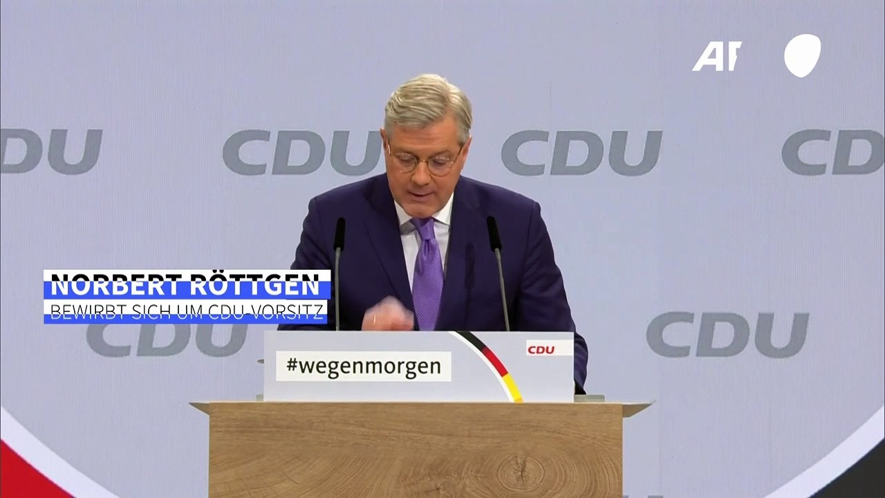 Röttgen präsentiert sich auf CDU-Parteitag als Modernisierer