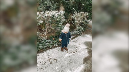 Ana Boyer comparte la primera vez de su hijo Miguel en la nieve