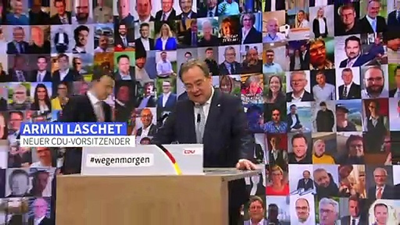 Armin Laschet zum neuen CDU-Vorsitzenden gewählt