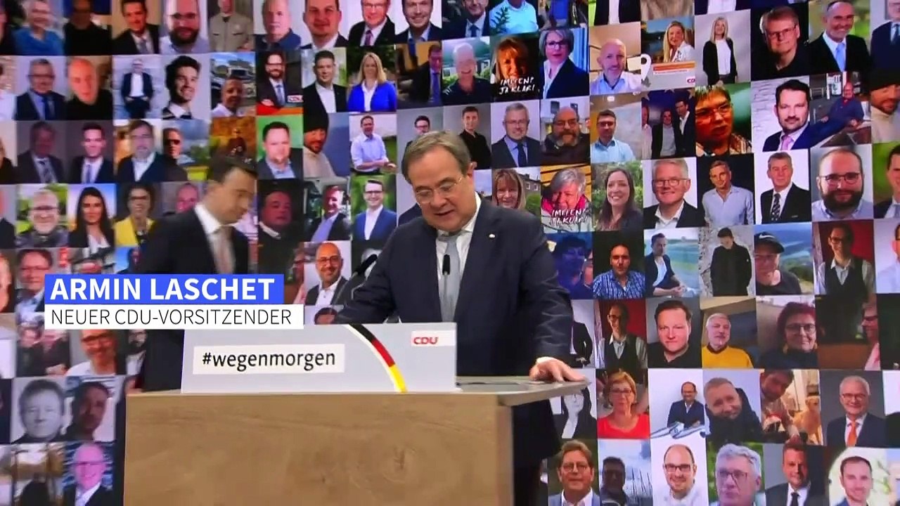 Armin Laschet zum neuen CDU-Vorsitzenden gewählt