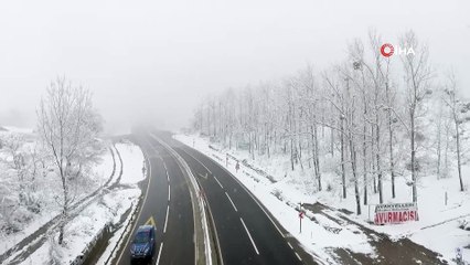 Bolu Dağı’nda Mest Eden Kar Manzarası