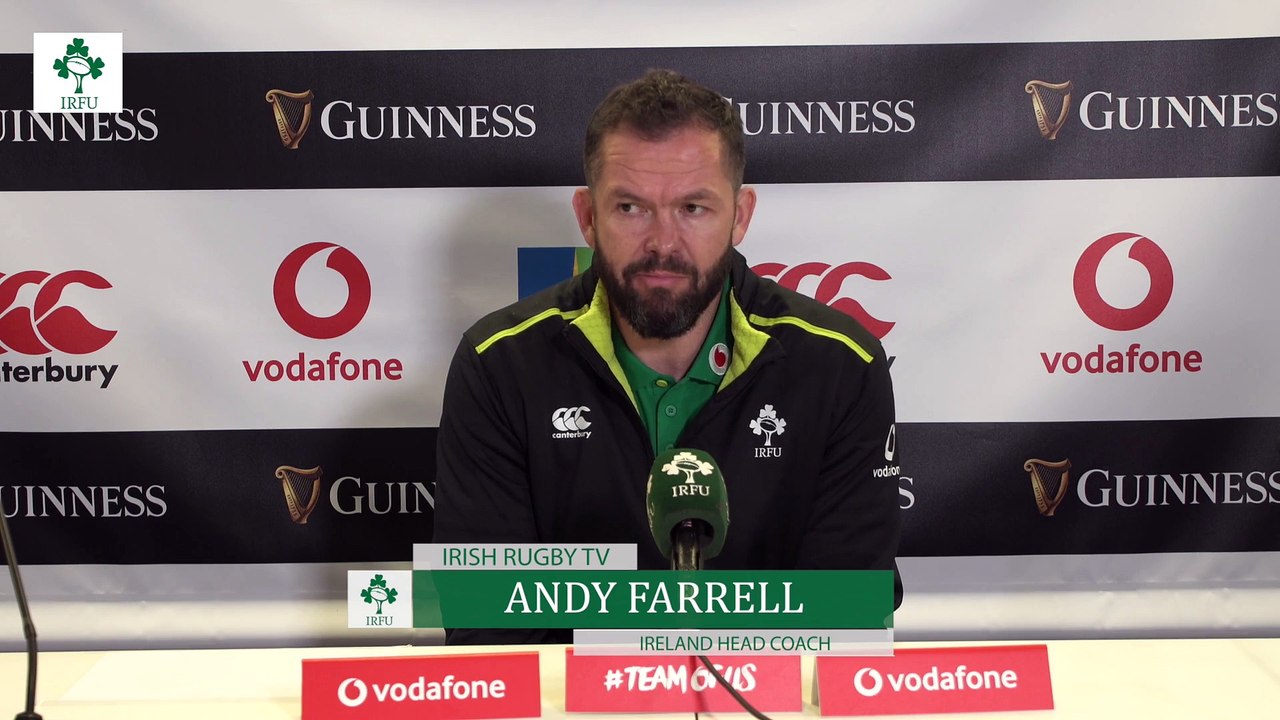 Andy Farrell Press Conference