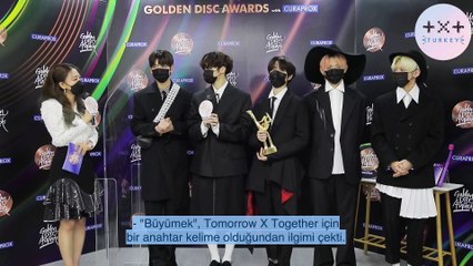 [Türkçe Altyazılı] 35th Golden Disc Awards Backstage Interview - Tomorrow X Together