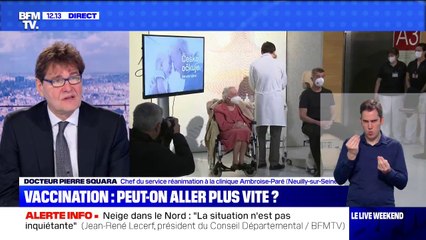 Vaccination anti-Covid: le Dr Pierre Squara affirme qu'il va devoir arrêter "lundi et mardi", faute de doses