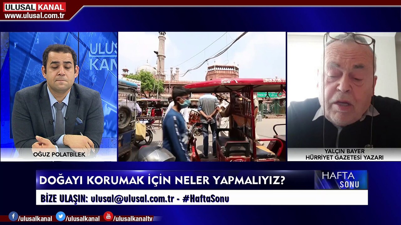 Gazeteci Yalçın Bayer Ulusal Kanal'da kuraklık ve su sorunu hakkında konuştu