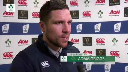 Adam Griggs On Ireland v England