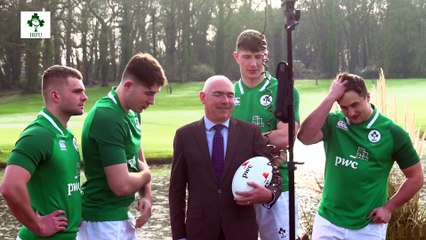 Noel McNamara on the Ireland Under-20 squad