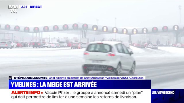 Neige dans les Yvelines: Vinci Autoroutes informe que les automobilistes n'auront pas toutes les voies libres