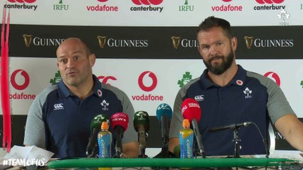 Andy Farrell And Rory Best - Ireland Team Announcement