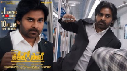 Vakeel Saab Teaser Gets 10M Views In Two Days