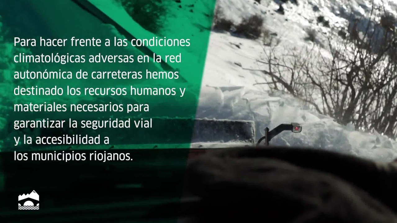 Los servicios de vialidad de La Rioja actúan tras el paso de 'Filomena'
