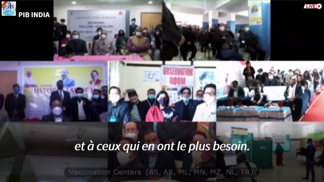 Inde: coup d'envoi de la méga-campagne de vaccination contre le Covid-19