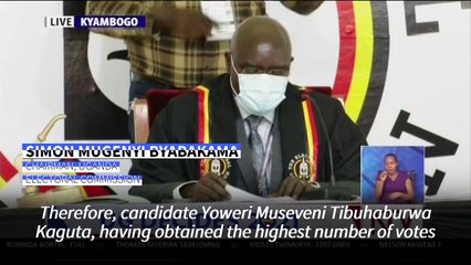 Uganda's Museveni wins sixth term in office