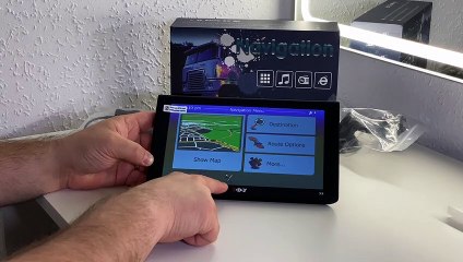 Xgody X4 el GPS  con el IGO PRIMO TRUCK instalado