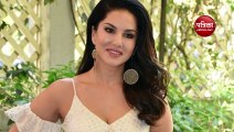 sunny leone viral video eating panipuri with funny style