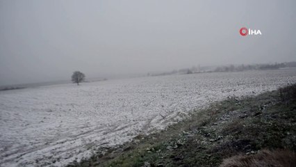 Tekirdağ’ın yüksek kesimleri beyaza büründü
