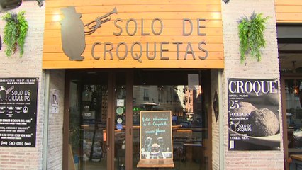 'Filomena' protagoniza en Madrid el Día Internacional de la Croqueta