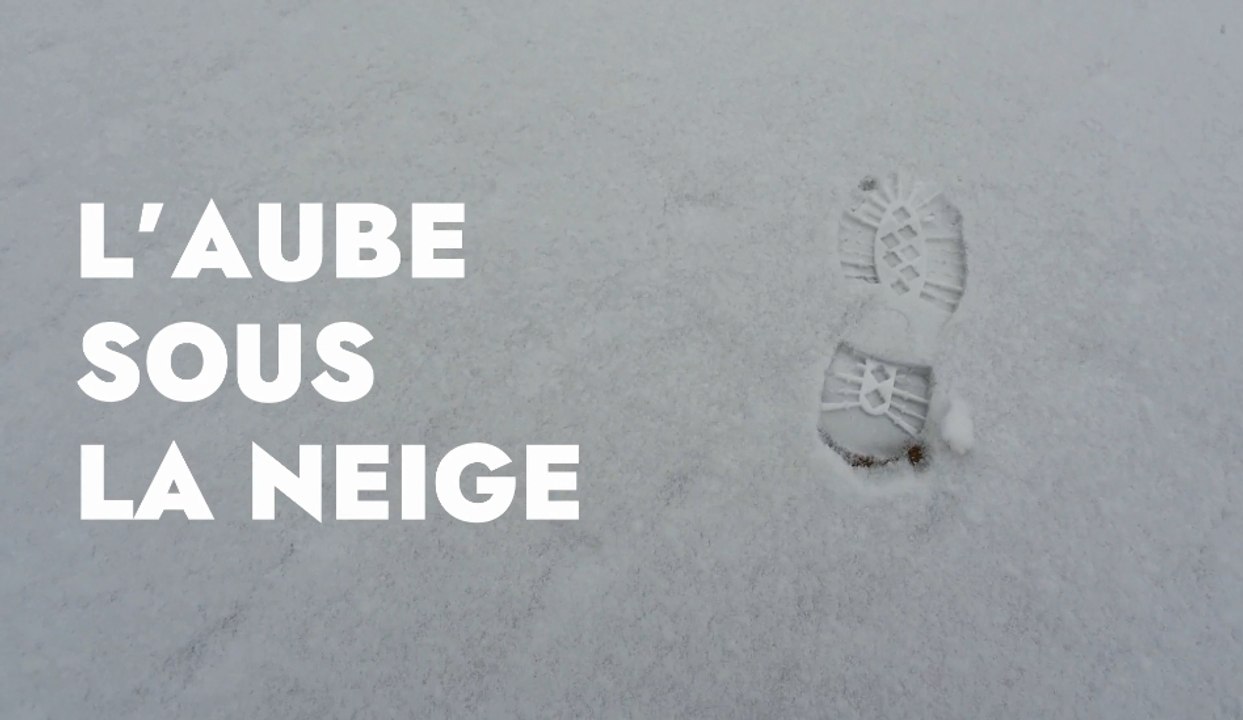 L’Aube sous la neige