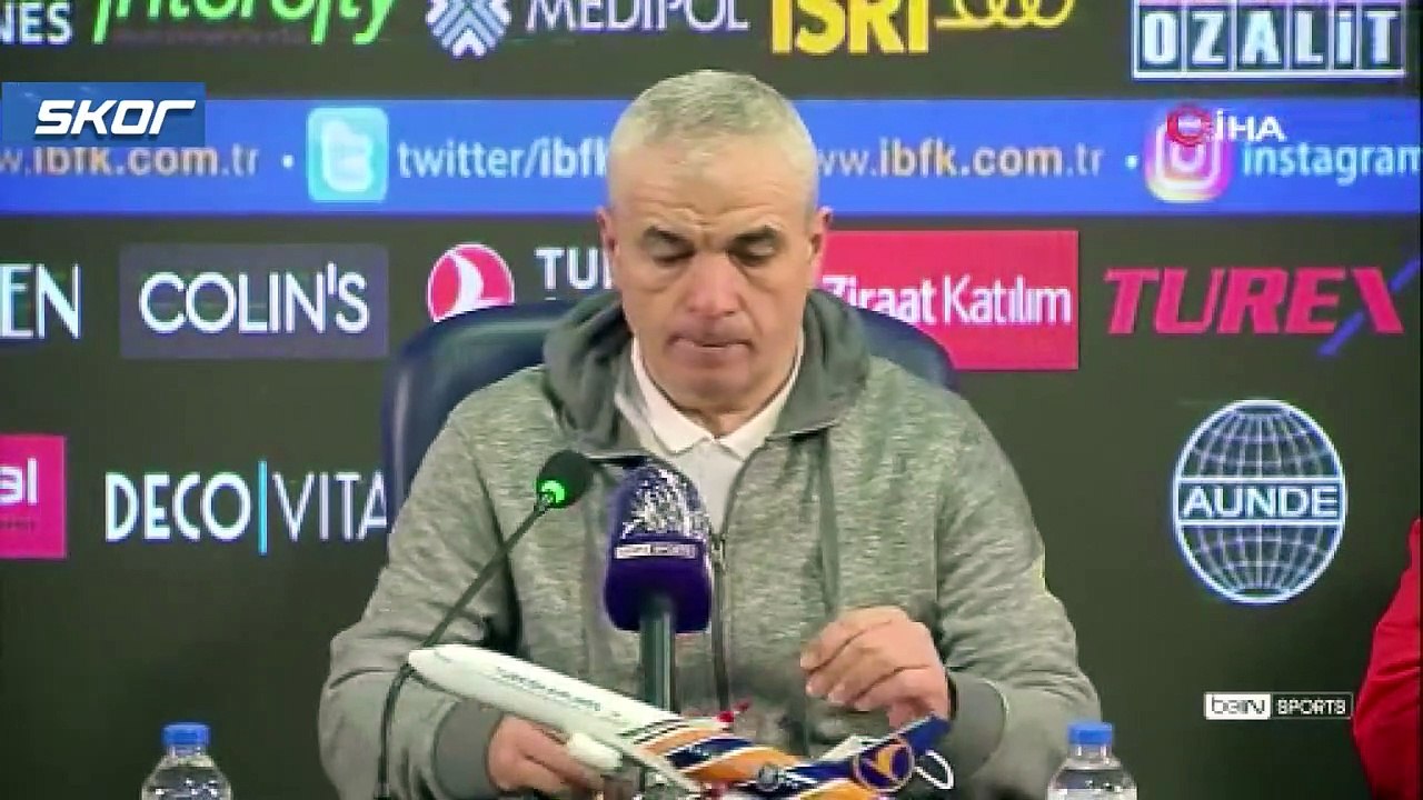 Rıza Çalımbay: "Saha şartları uygun olsaydı daha başka maç olabilirdi"