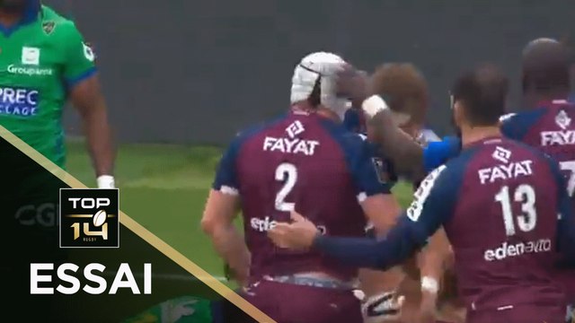 TOP 14 - Essai de Maxime LAMOTHE (UBB) - Bordeaux-Bègles - Clermont - J4 - Saison 2020/2021