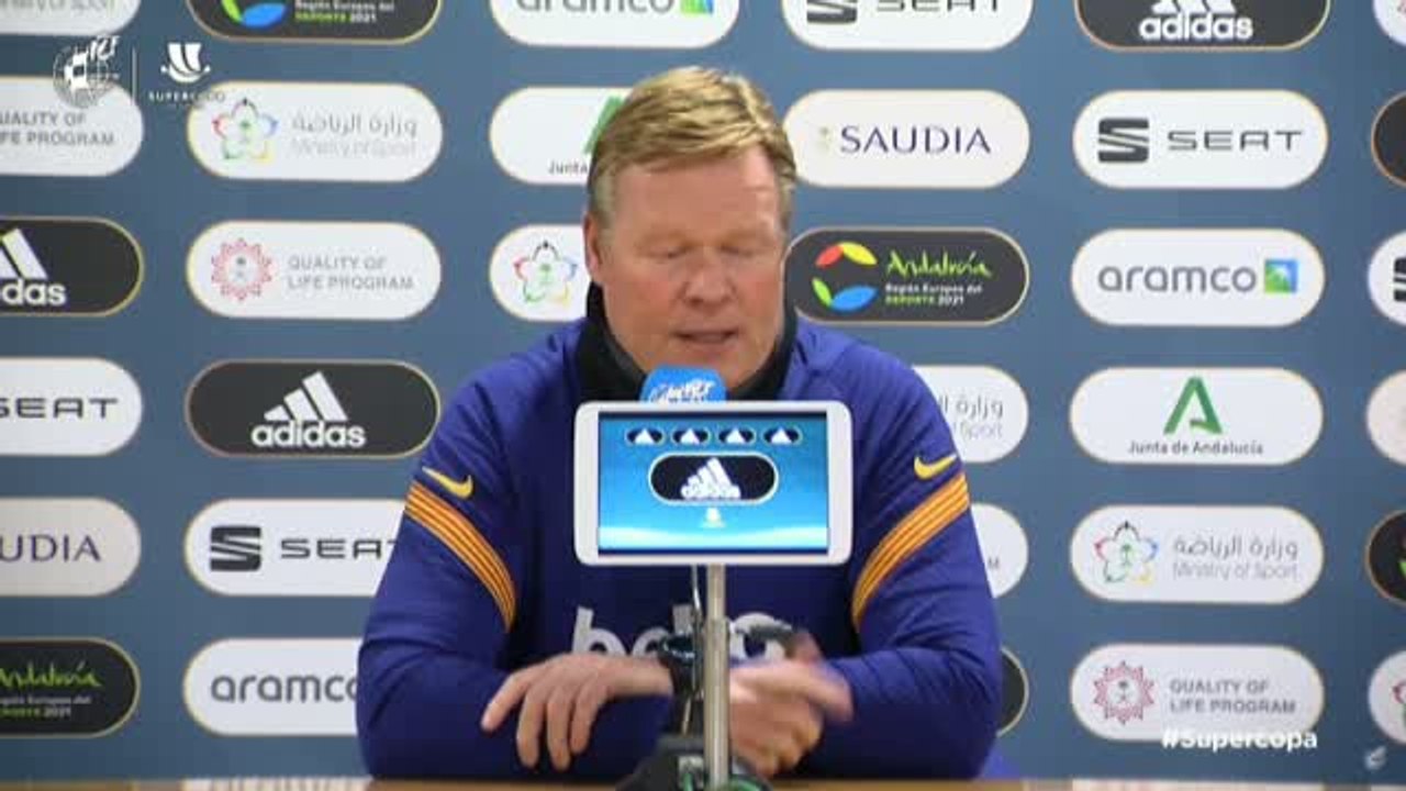 Koeman sobre Messi: "Tenemos esperanzas de que juegue pero la última palabra la tiene él"