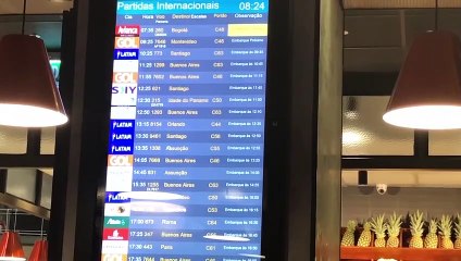 Flight from Rio de Janeiro to Santiago リオ・デ・ジャネイロからサンチアゴまでのフライト