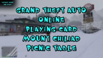 Grand Theft Auto ONLINE Playing Card Mount Chiliad Picnic Table