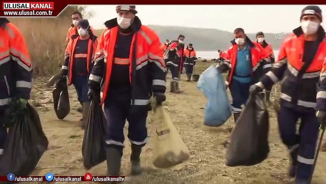 Barajlar temizlendi 40 ton çöp çıktı