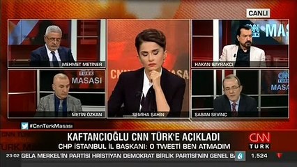 Kaftancıoğlu CNN TÜRK'e açıkladı! CHP İstanbul İl Başkanı: O tweeti ben atmadım | Video