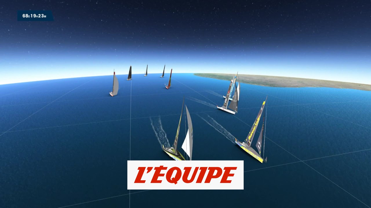 La cartographie du samedi 16 janvier - Voile - Vendée Globe