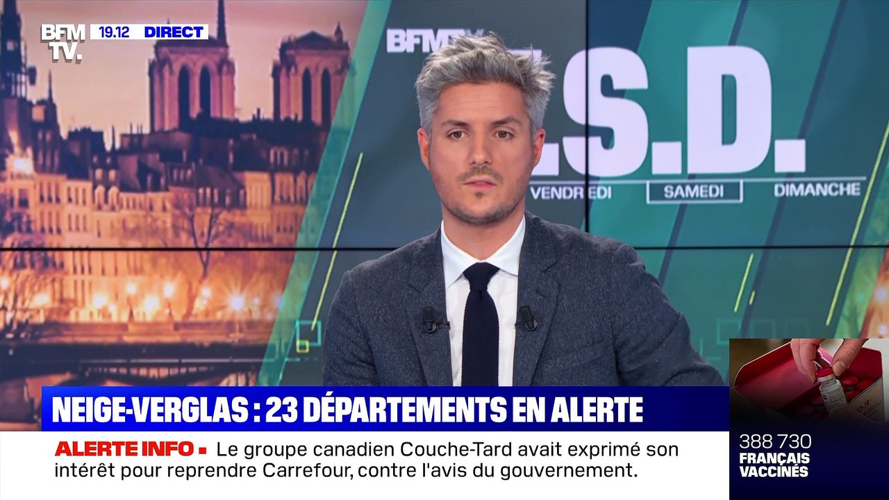 Jérôme Lefèvre: "Le trafic reste dense" dans l'Est du pays malgré la neige et le verglas - 16/01