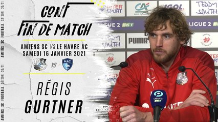 Conférence d'après match ASC - Le Havre : Régis Gurtner